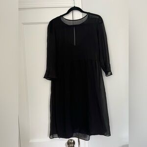 Black Silk Dress